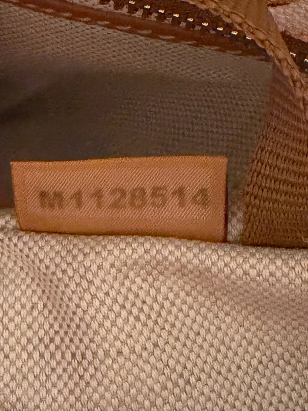Dooney & Bourke Pink & Blue Hydrangea Logo Tote with Tan Trim